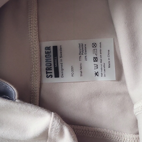 Stronger label leggings peach tights size S - Picture 6 of 7